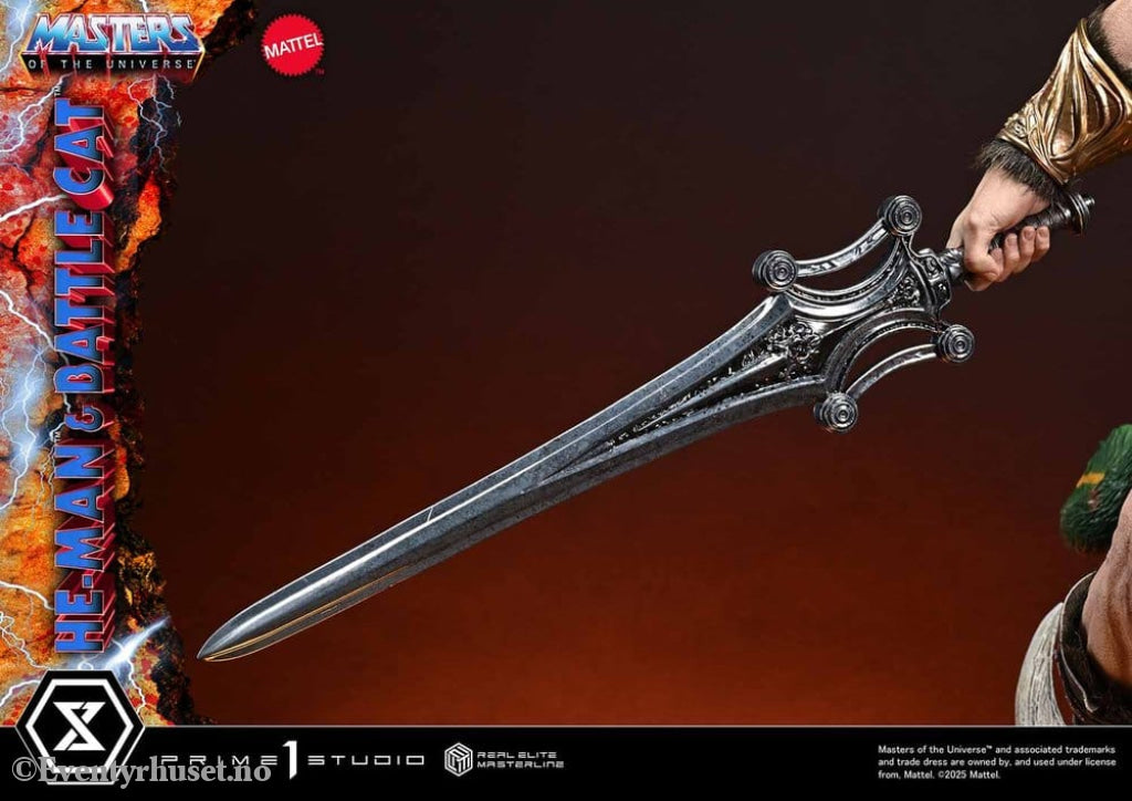 Masters of the Universe Real Elite Masterline Series Statue 1/4 He-Man & Battle Cat 86 cm Collectibles