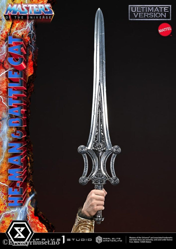 Masters of the Universe Real Elite Masterline Series Statue 1/4 He-Man & Battle Cat Ultimate Version 86 cm Collectibles