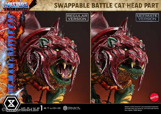 Masters of the Universe Real Elite Masterline Series Statue 1/4 He-Man & Battle Cat Ultimate Version 86 cm Collectibles