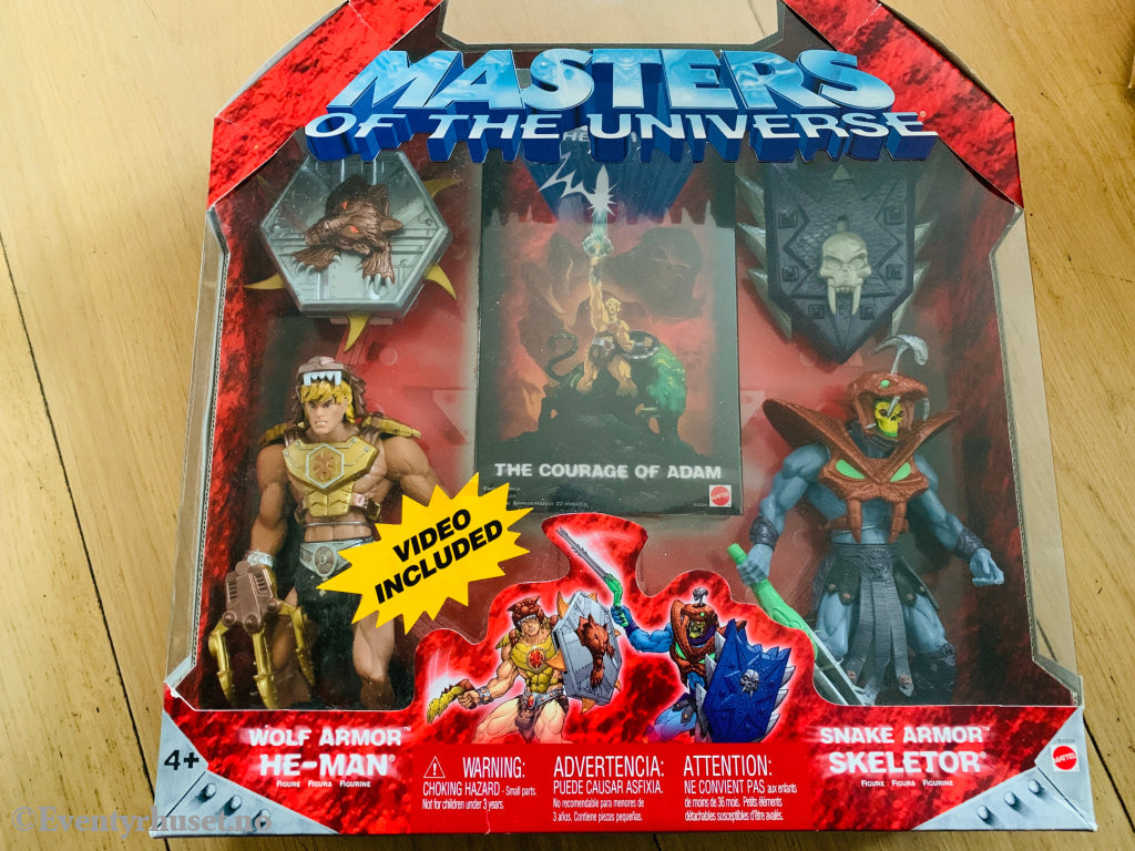 Masters of the Universe – Wolf Armor He-Man & Snake Armor Skeletor Gift Set (2003). Pent brukt.