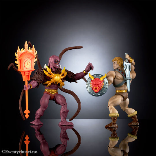 Masters of the Universe x Stranger Things Origins Action Figure 2-Pack He-Man & Vecna 14 cm. Ny og uåpnet! Actionfigur