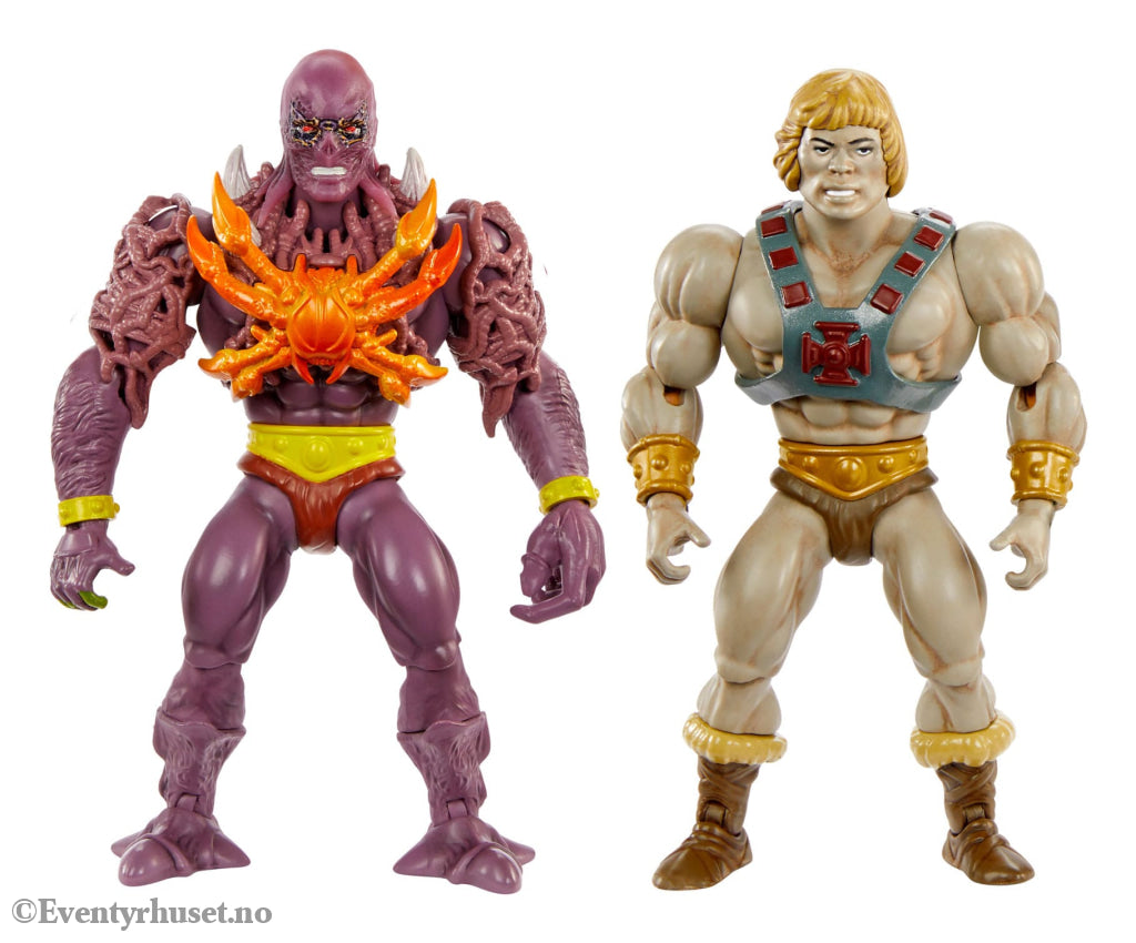 Masters of the Universe x Stranger Things Origins Action Figure 2-Pack He-Man & Vecna 14 cm. Ny og uåpnet! Actionfigur