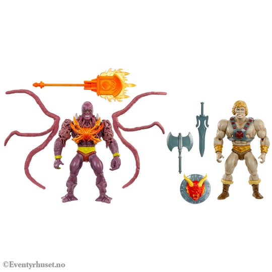 Masters of the Universe x Stranger Things Origins Action Figure 2-Pack He-Man & Vecna 14 cm. Ny og uåpnet! Actionfigur
