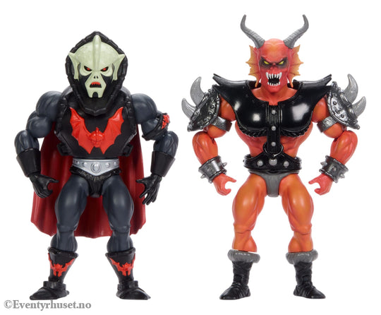 Masters of the Universe x Stranger Things Origins Action Figure 2-Pack Hordak & Hellfire-Man 14 cm. Mint In Sealed Box