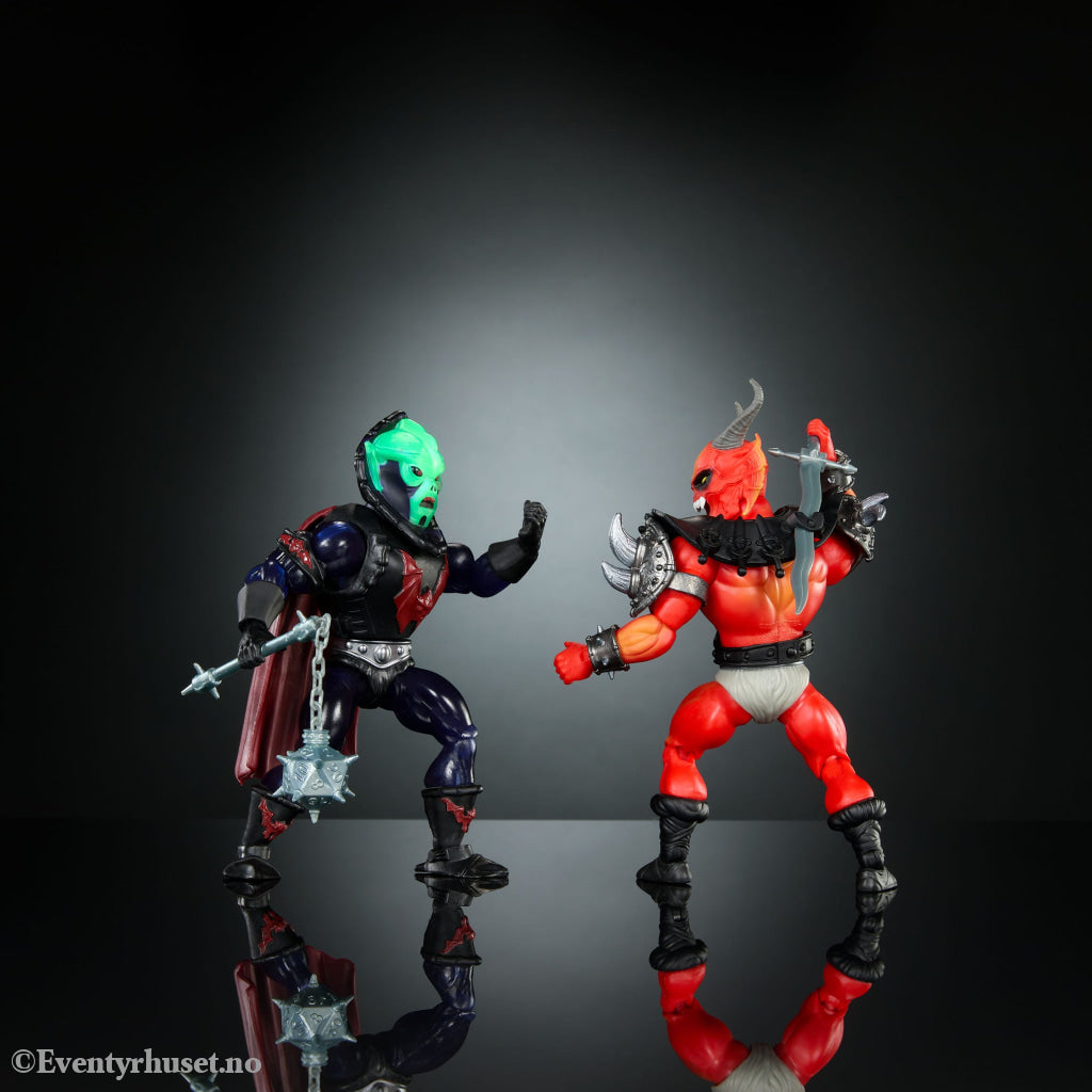 Masters of the Universe x Stranger Things Origins Action Figure 2-Pack Hordak & Hellfire-Man 14 cm. Mint In Sealed Box