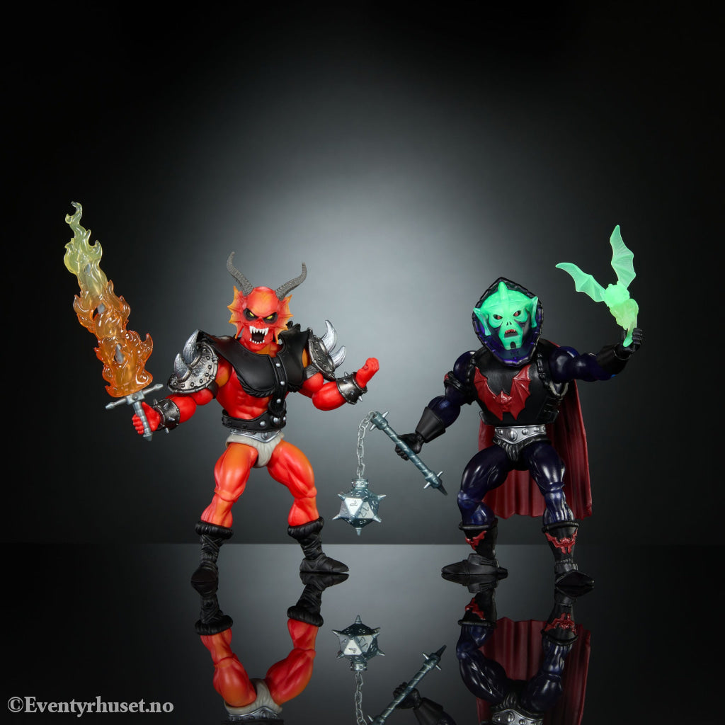 Masters of the Universe x Stranger Things Origins Action Figure 2-Pack Hordak & Hellfire-Man 14 cm. Mint In Sealed Box
