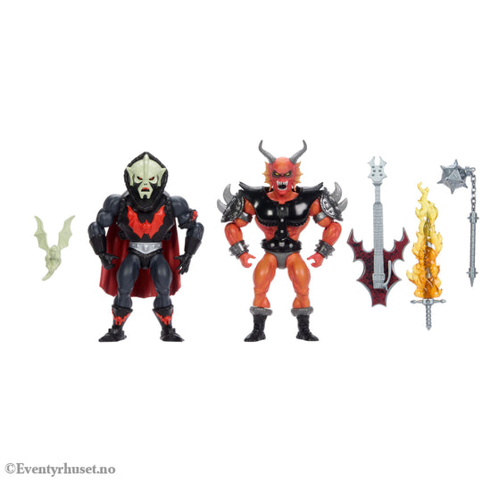 Masters of the Universe x Stranger Things Origins Action Figure 2-Pack Hordak & Hellfire-Man 14 cm. Mint In Sealed Box