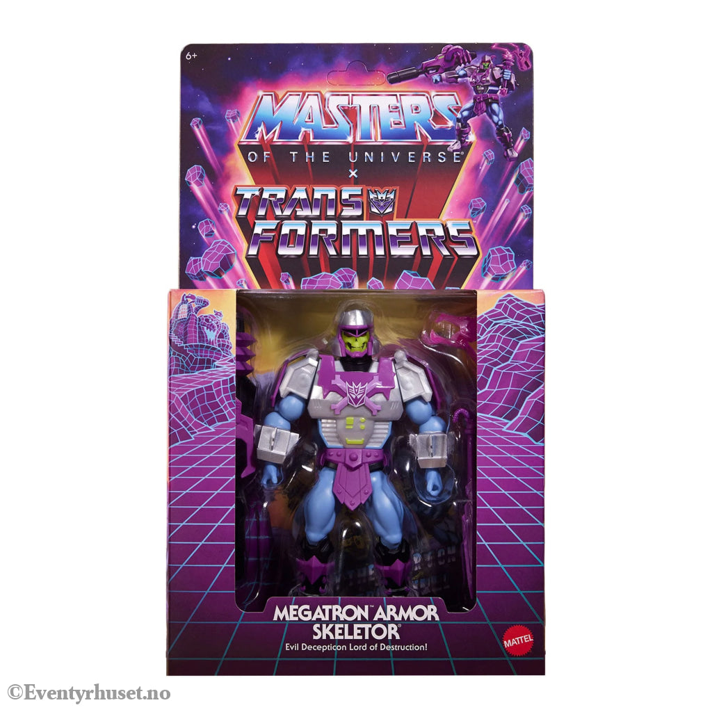 Masters of the Universe x Transformers Action Figure Megatron Armor Skeletor heo European Exclusive 14 cm Actionfigur