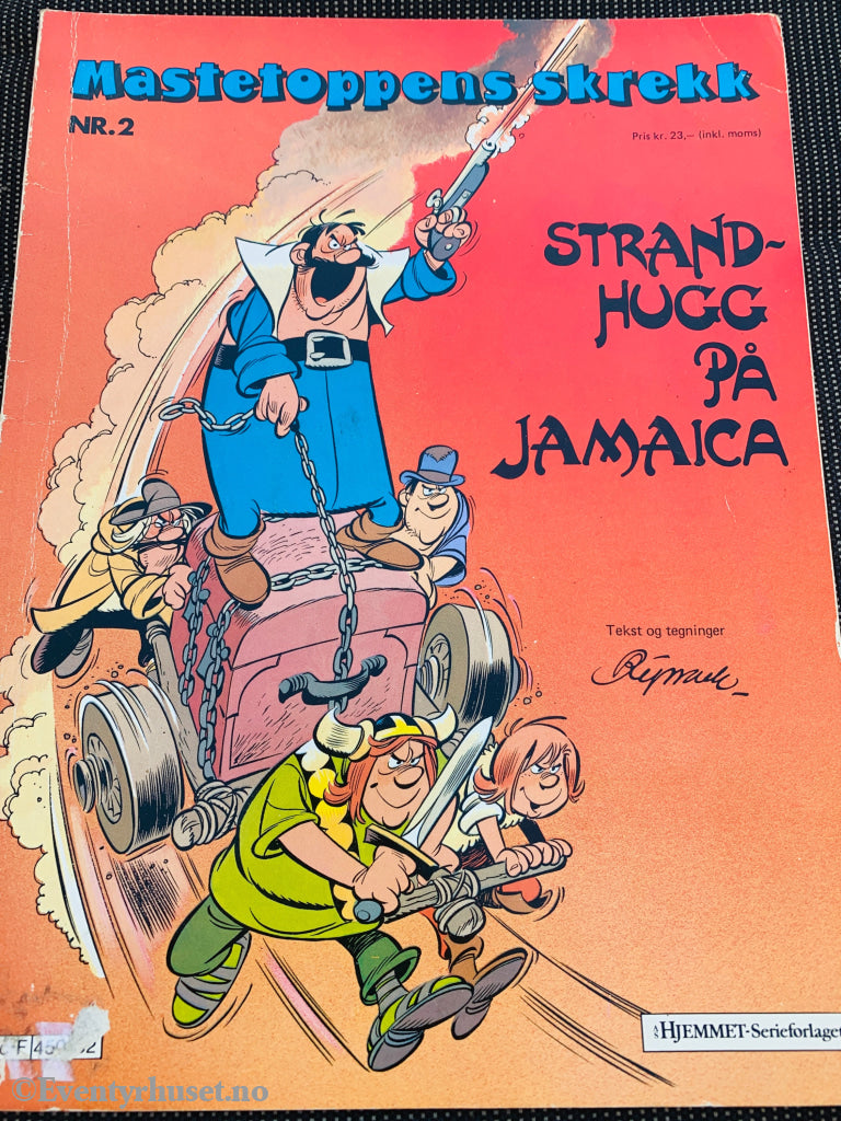 Mastetoppens skrekk nr. 2: Strandhugg på Jamaica (1977). Tegneseriealbum.