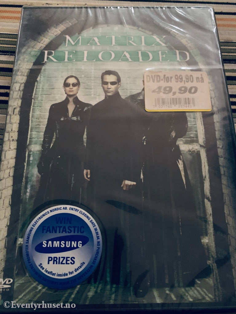 Matrix Reloaded. 2003. Dvd. Ny I Plast! Dvd