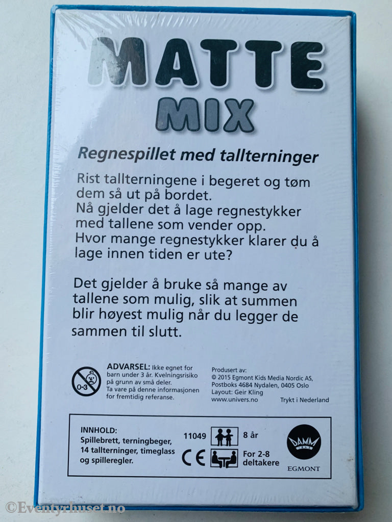 Matte Mix. Lærespill