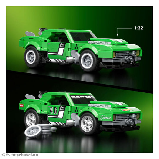 Mattel Brick Shop Hot Wheels Speed Series Building Set 1/32 Custom ’68 Camaro Collectibles