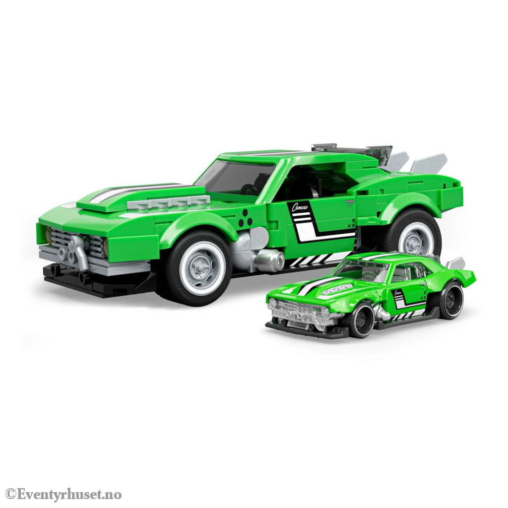 Mattel Brick Shop Hot Wheels Speed Series Building Set 1/32 Custom ’68 Camaro Collectibles