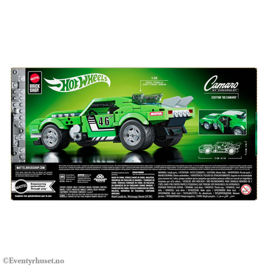 Mattel Brick Shop Hot Wheels Speed Series Building Set 1/32 Custom ’68 Camaro Collectibles