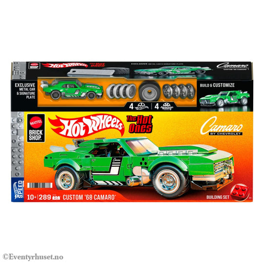 Mattel Brick Shop Hot Wheels Speed Series Building Set 1/32 Custom ’68 Camaro Collectibles