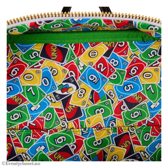 Mattel Classic by Loungefly Mini Backpack UNO Reverse Card Toys