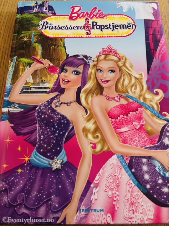 Mattel / Spektrum, 2012, Barbie: Prinsessen og popstjernen. Bok Dorling Kindersley / Egmont Film