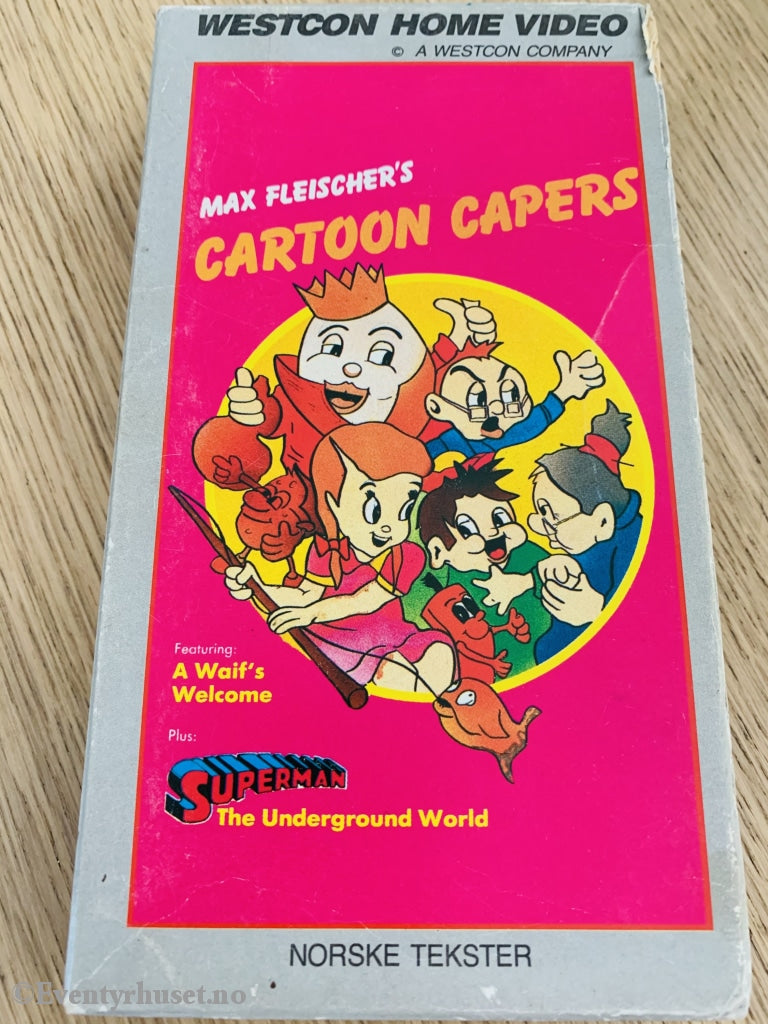 Max Fleischers Cartoon Capers. Vhs Slipcase.