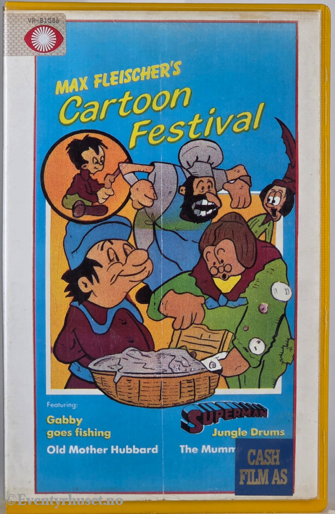 Max Fleischer's Cartoon Festival (1987). VHS Big Box.