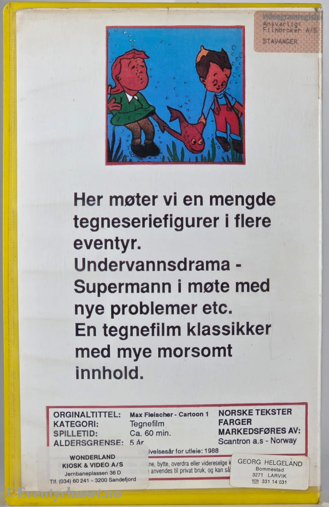 Max Fleischer’s Color Classics – 1930–1940-tallet . VHS Big Box.