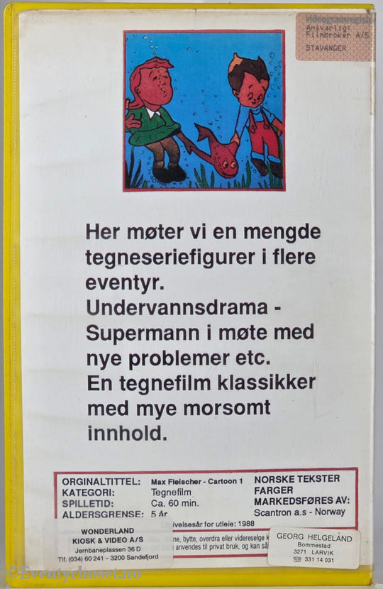 Max Fleischer’s Color Classics – 1930–1940-tallet . VHS Big Box.