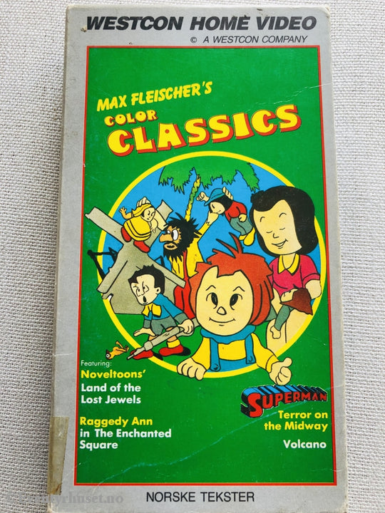 Max Fleischers Color Classics. Vhs Slipcase.
