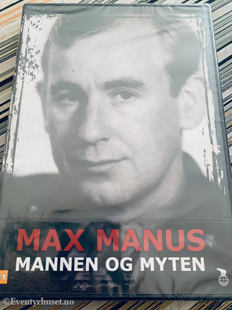 Max Manus - Mannen Og Myten. 1996. Dvd. Ny I Plast! Dvd