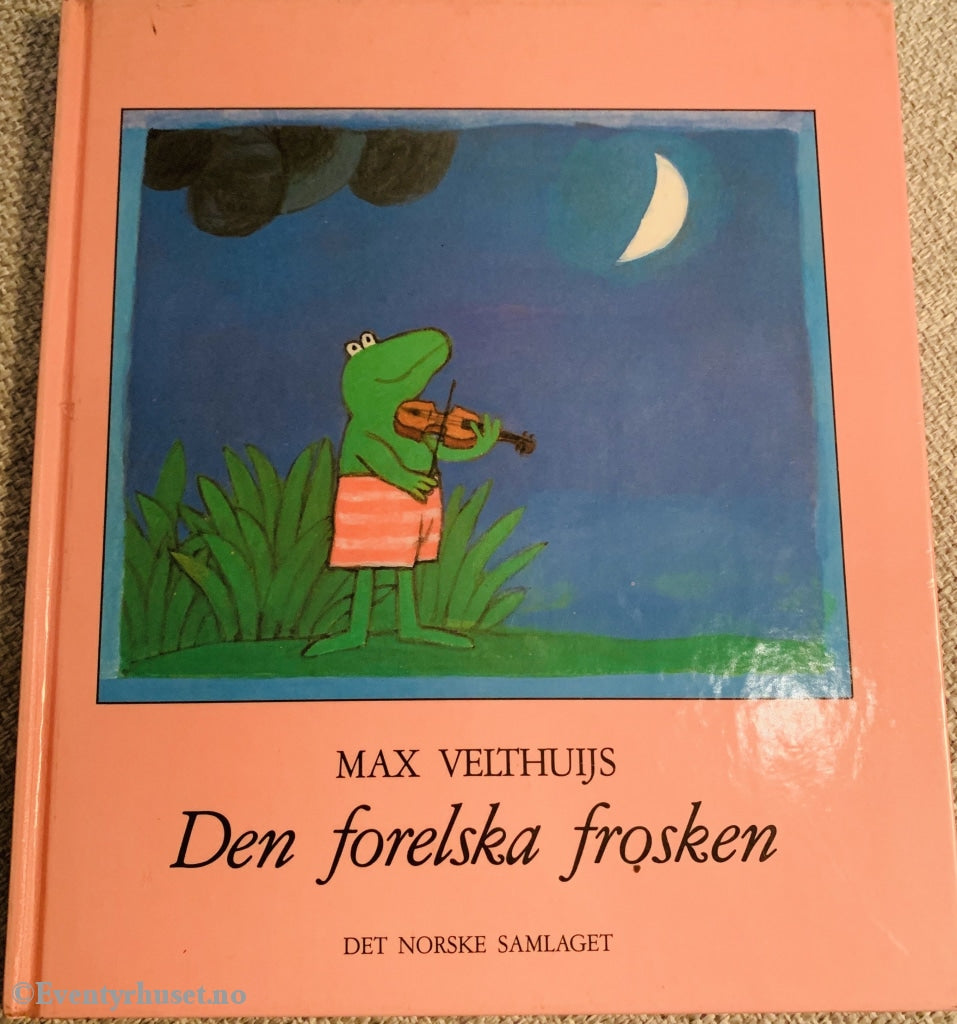 Max Velthuijs. 1989. Den Forelska Frosken. Fortelling