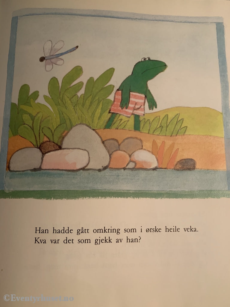 Max Velthuijs. 1989. Den Forelska Frosken. Fortelling