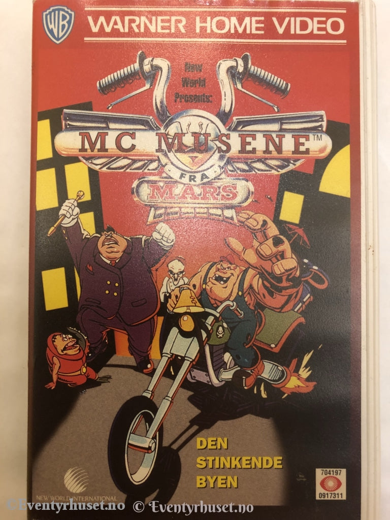 Mc Musene Fra Mars. 1992. Den Stinkende Byen. Vhs. Vhs