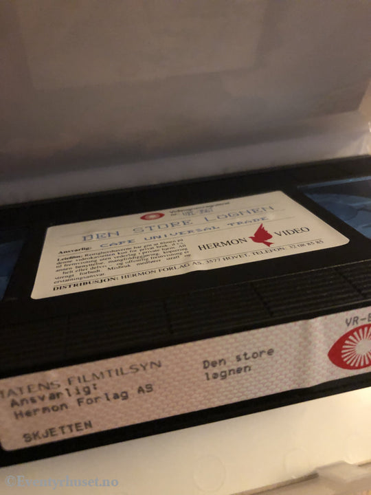 «Den Store Løgnen». Mcgee Og Meg. Vhs. Vhs