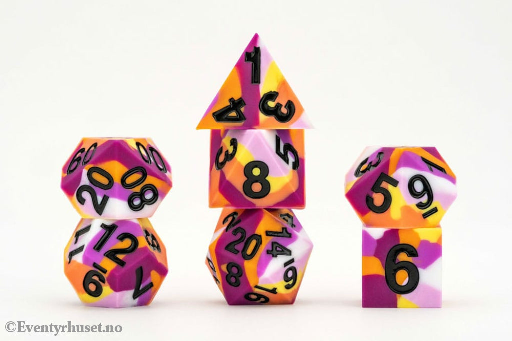 MDG Dice Set Pride Lesbian Flag Games