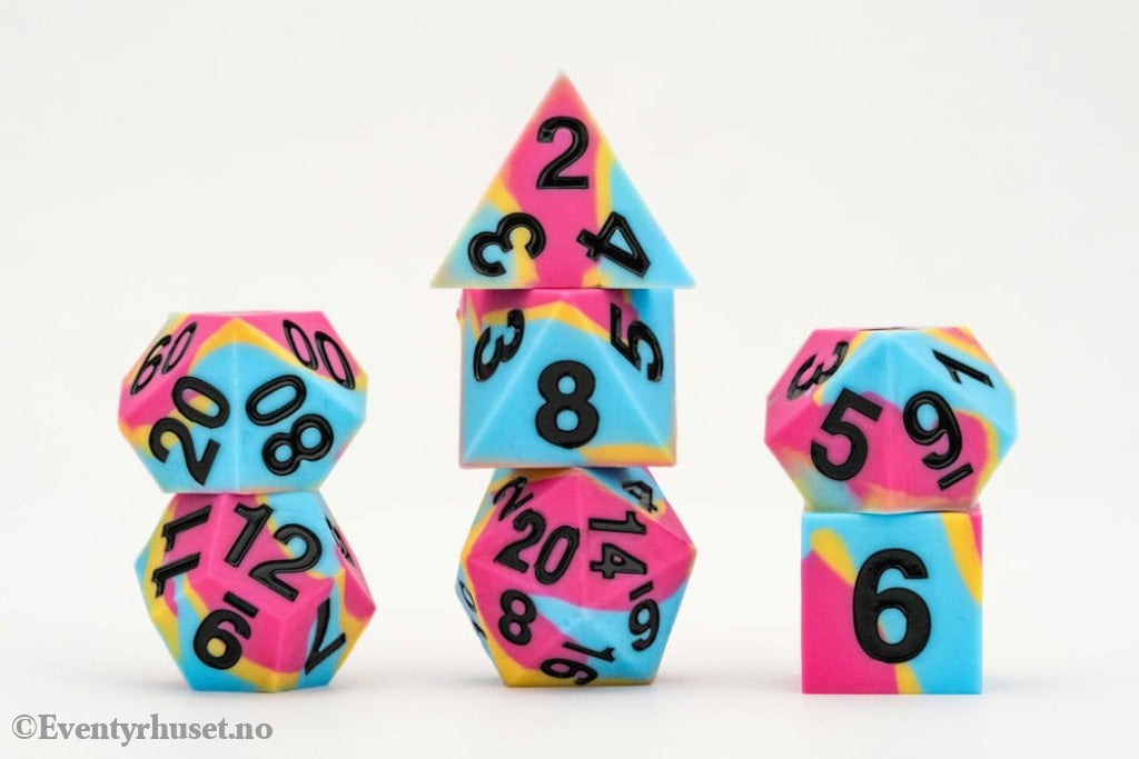 MDG Dice Set Pride Pansexual Flag Games