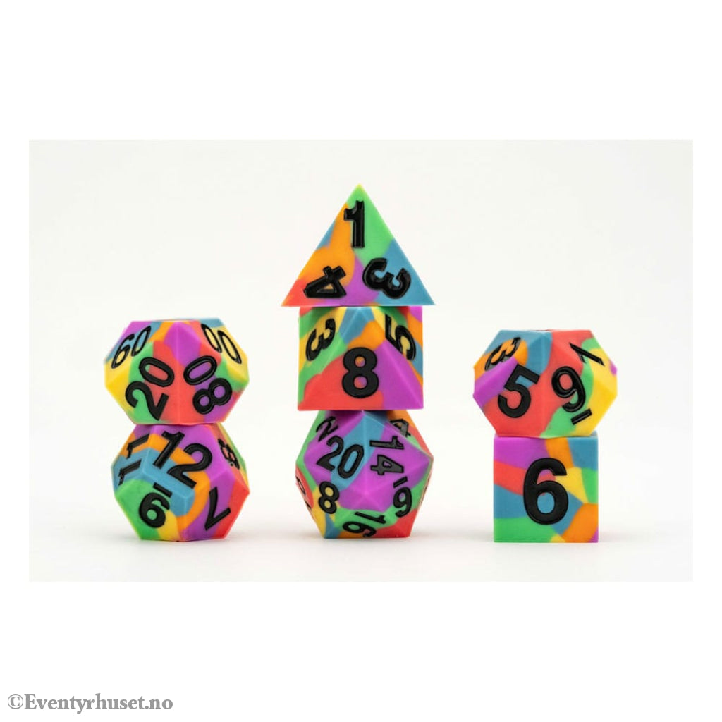MDG Dice Set Pride Rainbow Flag Games
