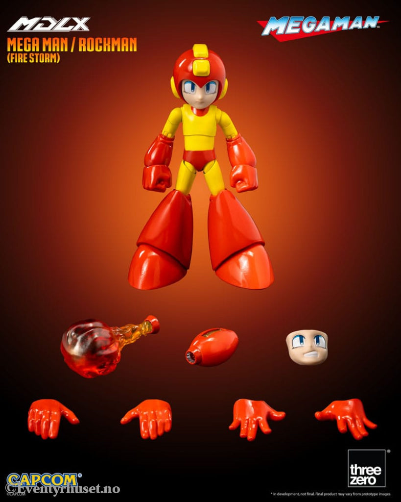 Mega Man MDLX Action Figure Mega Man / Rockman (Fire Storm) 10 cm Toys