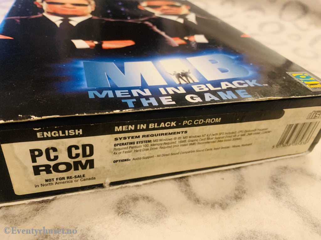 Men In Black The Game. Pc-Spill. Big Box. Pc Spill