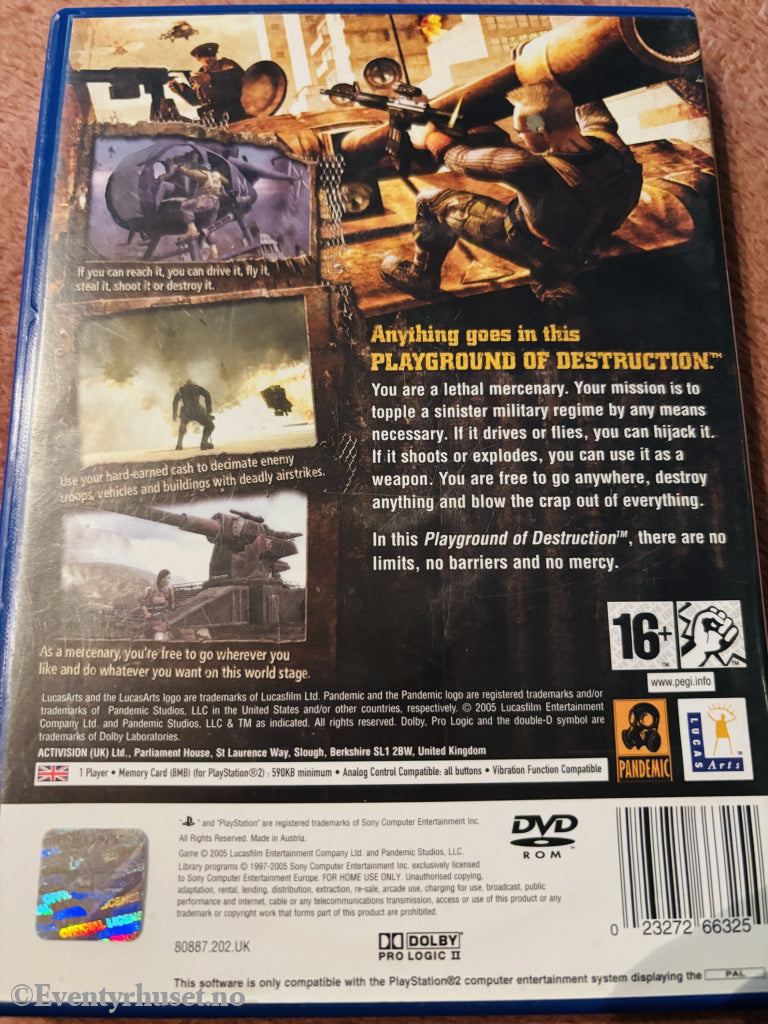 Mercenaries: Playground of Destruction. PS2.
