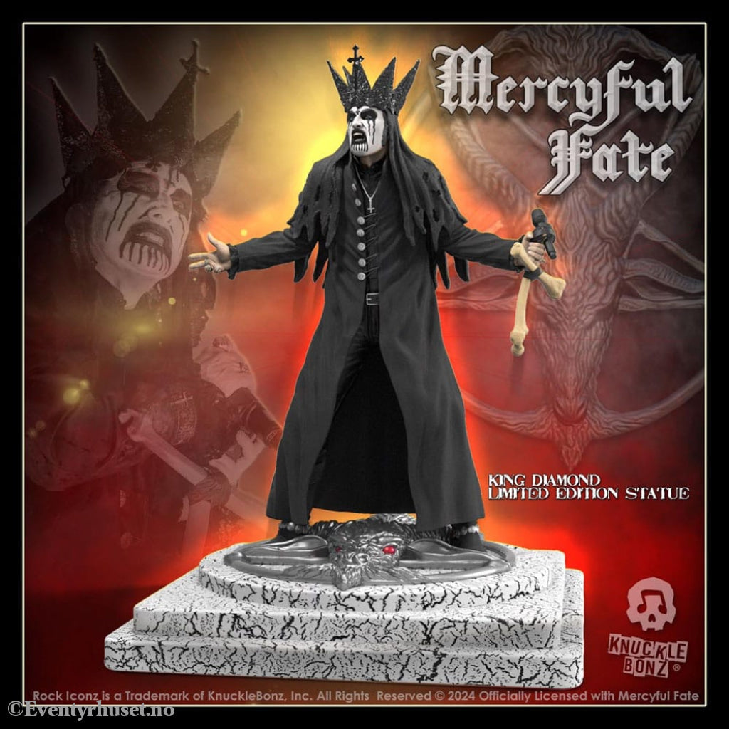 Mercyful Fate Rock Iconz Statue King Diamond III (Black Version) 22 cm Collectibles