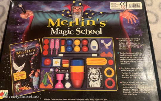 Merlins Magic School. Tryllesett. Brettspill