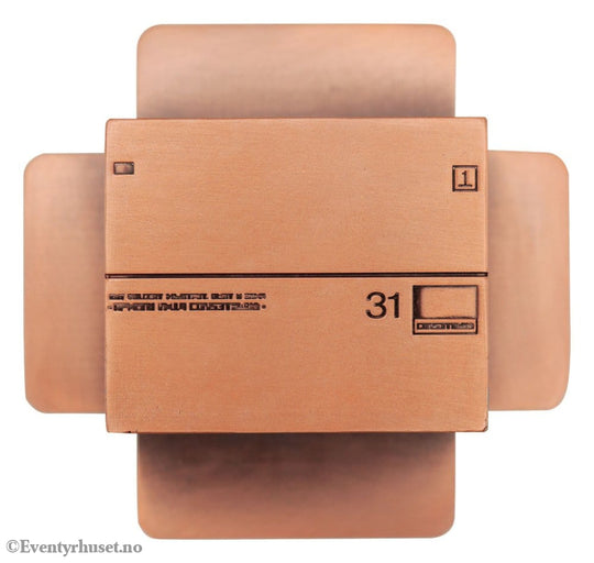 Metal Gear Solid 2 Replica Cardboard Box Antique Gold Collectibles