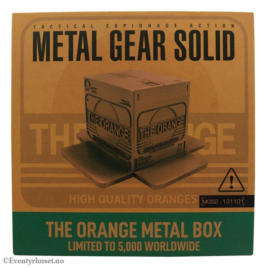 Metal Gear Solid 2 Replica Cardboard Box Antique Gold Collectibles