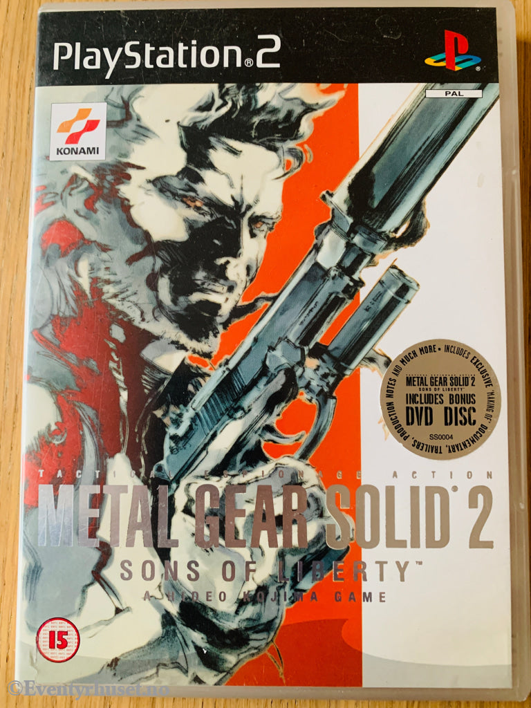 Metal Gear Solid 2 - Sons of Liberty. PS2.