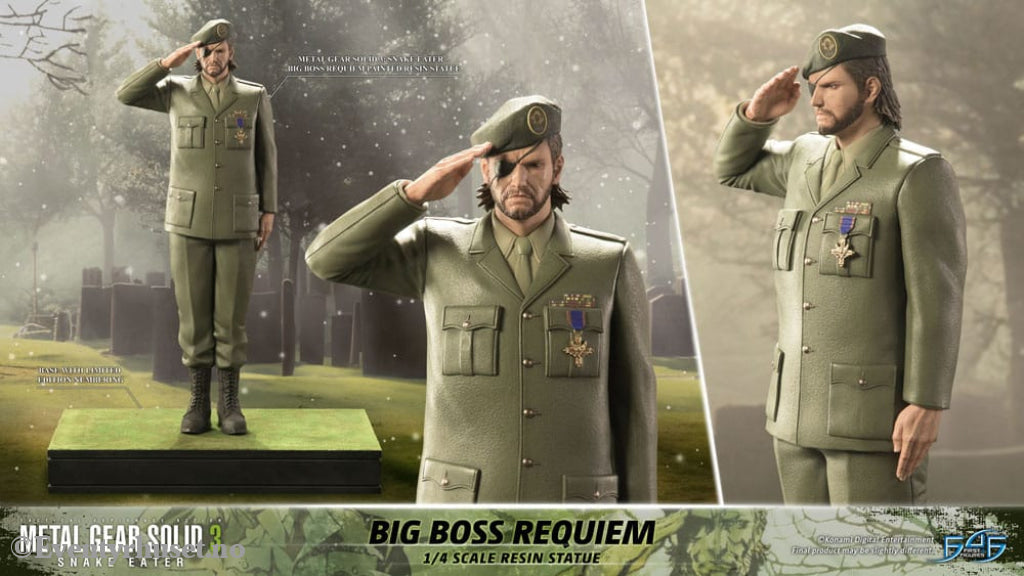 Metal Gear Solid 3: Snake Eater Statue 1/4 Big Boss Requiem 55 cm Collectibles