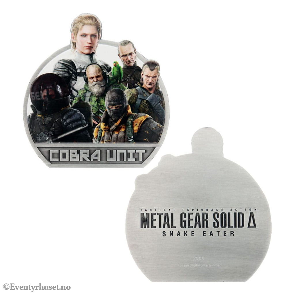 Metal Gear Solid Delta Medallion Cobra Unit Limited Edition Collectibles
