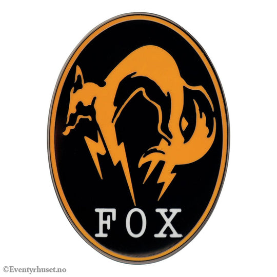 Metal Gear Solid Delta Pin Badge Fox Limited Edition Fashion & Accessories