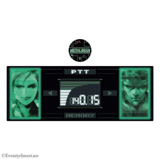 Metal Gear Solid Desk Pad & Coaster Set Solid Snake x Raiden Limited Edition Home & Gifts
