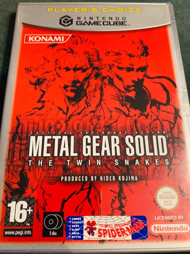 Metal Gear Solid. The Twin Snakes (Player's Choice). Gamecube.