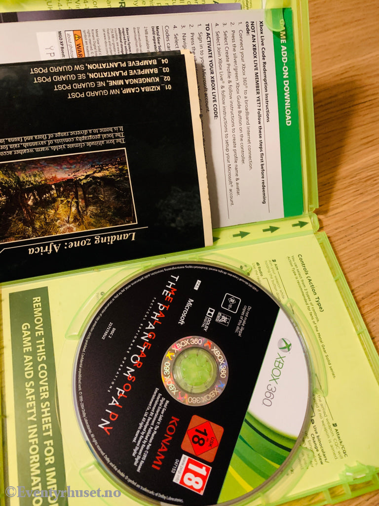 metal gear solid phantom pain xbox 360 Metal Gear Solid V : The Phantom Pain. Xbox 360. – Eventyrhuset