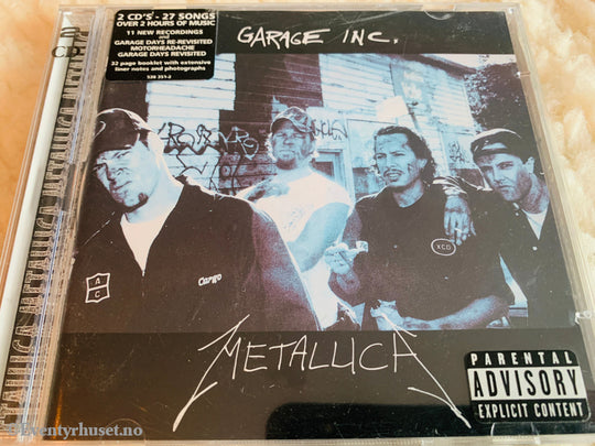 Metallica. Garage Inc. 1998. CD.