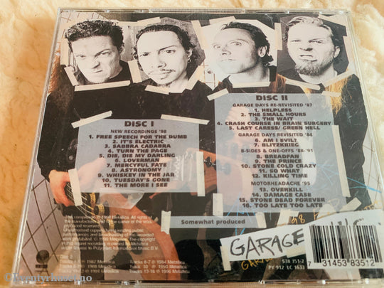 Metallica. Garage Inc. 1998. CD.